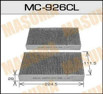 Masuma MC-926CL Фільтр салону MC926CL: Купити в Україні - Добра ціна на EXIST.UA!