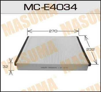 Masuma MC-E4034 Фільтр салону MCE4034: Купити в Україні - Добра ціна на EXIST.UA!