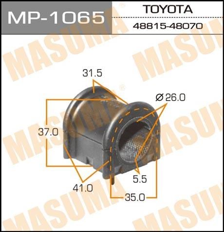 Masuma MP-1065 Втулка стабілізатора переднього MP1065: Приваблива ціна - Купити в Україні на EXIST.UA!