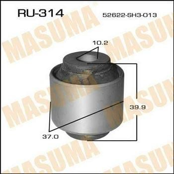 Masuma RU-314 Сайлентблок заднього нижнього важеля RU314: Купити в Україні - Добра ціна на EXIST.UA!