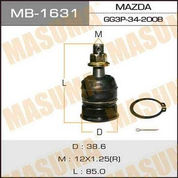 Masuma MB-1631 Опора кульова MB1631: Приваблива ціна - Купити в Україні на EXIST.UA!