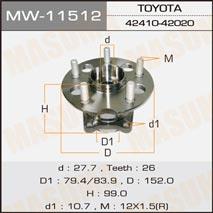 Колесная ступица Toyota Noah / Voxy (Тойота Ноа/Вокси): MW11512 Masuma Ступица колеса