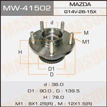 Masuma MW-41502 Маточина колеса з підшипником задня MW41502: Купити в Україні - Добра ціна на EXIST.UA!