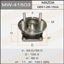 Masuma MW-41503 Маточина колеса з підшипником задня MW41503: Купити в Україні - Добра ціна на EXIST.UA!