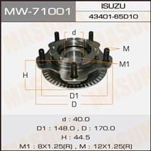 Masuma MW-71001 Маточина колеса MW71001: Приваблива ціна - Купити в Україні на EXIST.UA!