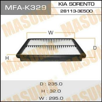 Masuma MFA-K329 Повітряний фільтр MFAK329: Купити в Україні - Добра ціна на EXIST.UA!
