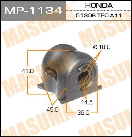 Masuma MP-1134 Втулка стабілізатора переднього MP1134: Купити в Україні - Добра ціна на EXIST.UA!