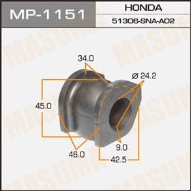Masuma MP-1151 Втулка стабілізатора переднього MP1151: Купити в Україні - Добра ціна на EXIST.UA!