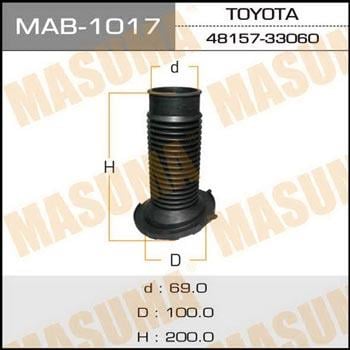 Masuma MAB-1017 Пильник амортизатора MAB1017: Купити в Україні - Добра ціна на EXIST.UA!