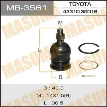 Masuma MB-3561 Опора кульова MB3561: Купити в Україні - Добра ціна на EXIST.UA!