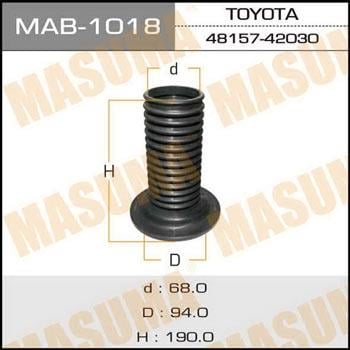 Masuma MAB-1018 Пильник амортизатора MAB1018: Купити в Україні - Добра ціна на EXIST.UA!