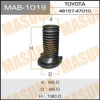 Masuma MAB-1019 Пильник амортизатора MAB1019: Купити в Україні - Добра ціна на EXIST.UA!