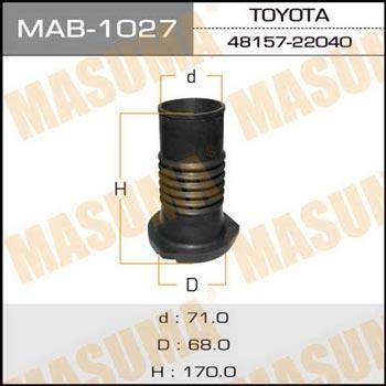 Masuma MAB-1027 Пильник амортизатора MAB1027: Купити в Україні - Добра ціна на EXIST.UA!