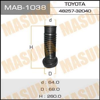 Masuma MAB-1038 Пильник амортизатора MAB1038: Купити в Україні - Добра ціна на EXIST.UA!