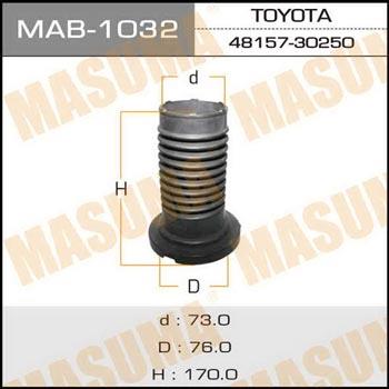 Masuma MAB-1032 Пильник амортизатора MAB1032: Купити в Україні - Добра ціна на EXIST.UA!