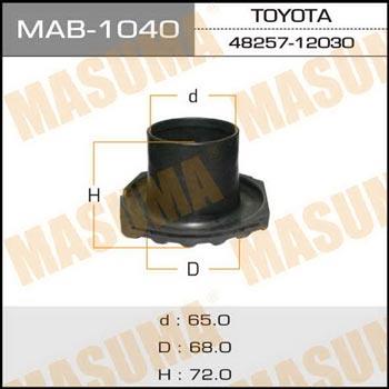 Masuma MAB-1040 Пильник амортизатора MAB1040: Купити в Україні - Добра ціна на EXIST.UA!