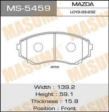 Masuma MS-5459 Колодки гальмівні барабанні, комплект MS5459: Купити в Україні - Добра ціна на EXIST.UA!