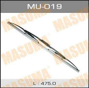 Masuma MU-019 Щітка склоочисника каркасна Masuma Nano Graphite 480 мм (19") MU019: Купити в Україні - Добра ціна на EXIST.UA!