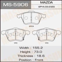 Masuma MS-5906 Колодки гальмівні барабанні, комплект MS5906: Купити в Україні - Добра ціна на EXIST.UA!