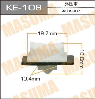 Masuma KE-108 Кліпса автомобільна (автокріплення) 108-ke KE108: Купити в Україні - Добра ціна на EXIST.UA!