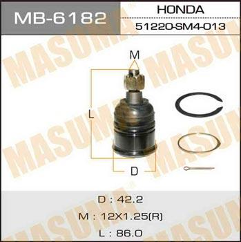Masuma MB-6182 Опора кульова MB6182: Купити в Україні - Добра ціна на EXIST.UA!