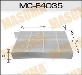 Masuma MC-E4035 Фільтр салону MCE4035: Купити в Україні - Добра ціна на EXIST.UA!