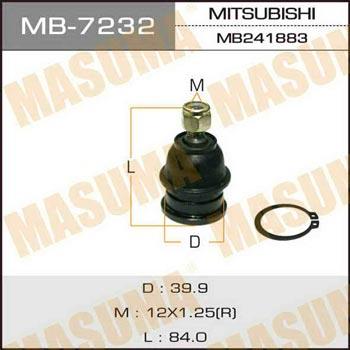 Masuma MB-7232 Опора кульова MB7232: Купити в Україні - Добра ціна на EXIST.UA!