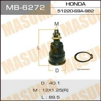 Masuma MB-6272 Опора кульова MB6272: Купити в Україні - Добра ціна на EXIST.UA!