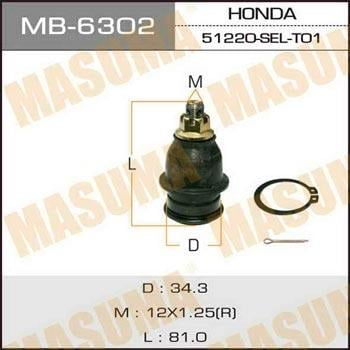 Masuma MB-6302 Опора кульова MB6302: Купити в Україні - Добра ціна на EXIST.UA!