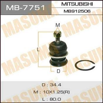 Masuma MB-7751 Опора кульова MB7751: Купити в Україні - Добра ціна на EXIST.UA!