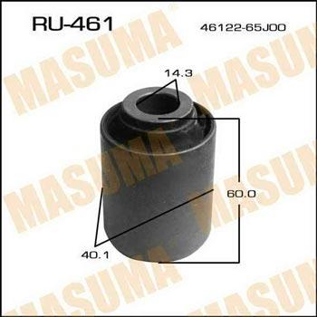 Masuma RU-461 Сайлентблок заднього нижнього важеля внутрішній RU461: Купити в Україні - Добра ціна на EXIST.UA!