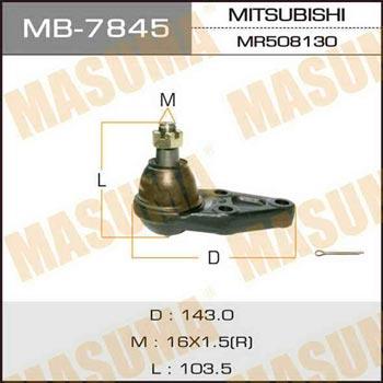 Masuma MB-7845 Опора кульова MB7845: Купити в Україні - Добра ціна на EXIST.UA!