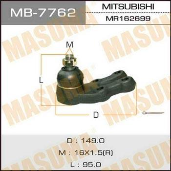 Masuma MB-7762 Опора кульова MB7762: Купити в Україні - Добра ціна на EXIST.UA!