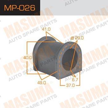 Masuma MP-026 Втулка стабілізатора переднього MP026: Купити в Україні - Добра ціна на EXIST.UA!