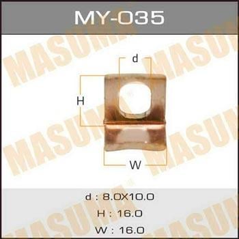 Masuma MY-035 Контакт втягуючого реле MY035: Купити в Україні - Добра ціна на EXIST.UA!
