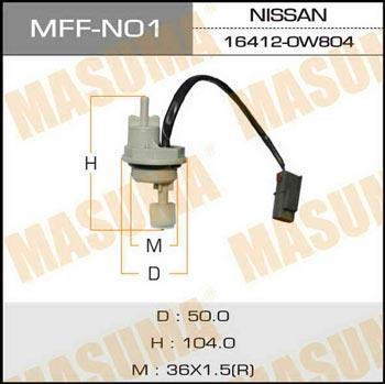 Masuma MFF-N01 Датчик засміченості фільтра паливного MFFN01: Купити в Україні - Добра ціна на EXIST.UA!