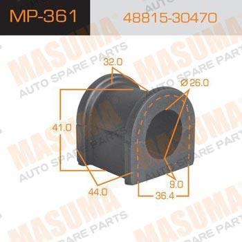 Masuma MP-361 Втулка стабілізатора переднього MP361: Купити в Україні - Добра ціна на EXIST.UA!