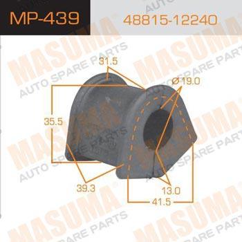 Masuma MP-439 Втулка стабілізатора переднього MP439: Купити в Україні - Добра ціна на EXIST.UA!