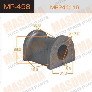 Masuma MP-498 Втулка стабілізатора переднього MP498: Купити в Україні - Добра ціна на EXIST.UA!