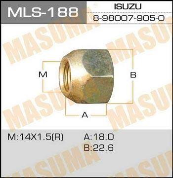 Masuma MLS-188 Гайка MLS188: Купити в Україні - Добра ціна на EXIST.UA!