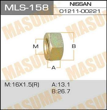 Masuma MLS-158 Гайка MLS158: Купити в Україні - Добра ціна на EXIST.UA!