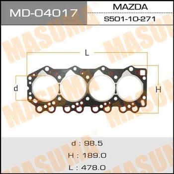 Masuma MD-04017 Прокладка ГБЦ MD04017: Купити в Україні - Добра ціна на EXIST.UA!