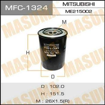 Masuma MFC-1324 Фільтр масляний MFC1324: Купити в Україні - Добра ціна на EXIST.UA!