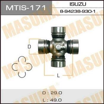 Masuma MTIS-171 Хрестовина валу карданного MTIS171: Купити в Україні - Добра ціна на EXIST.UA!