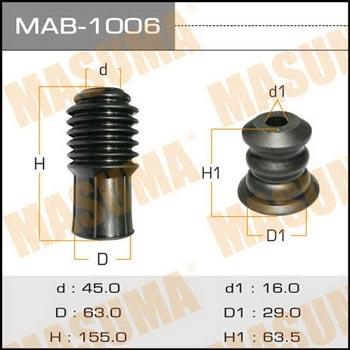 Masuma MAB-1006 Пильник амортизатора, комплект MAB1006: Купити в Україні - Добра ціна на EXIST.UA!