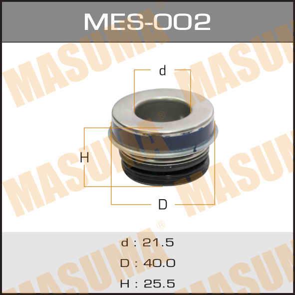 Masuma MES-002 Сальник MES002: Приваблива ціна - Купити в Україні на EXIST.UA!