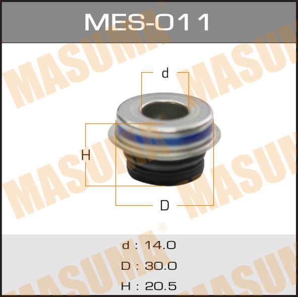 Masuma MES-011 Сальник MES011: Приваблива ціна - Купити в Україні на EXIST.UA!