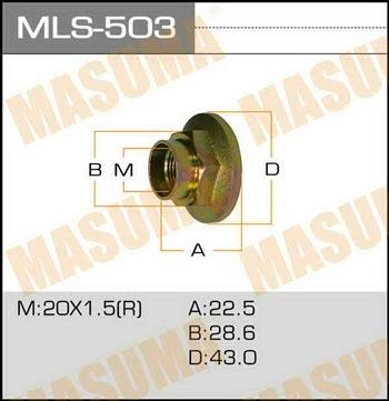 Masuma MLS-503 Гайка MLS503: Купити в Україні - Добра ціна на EXIST.UA!
