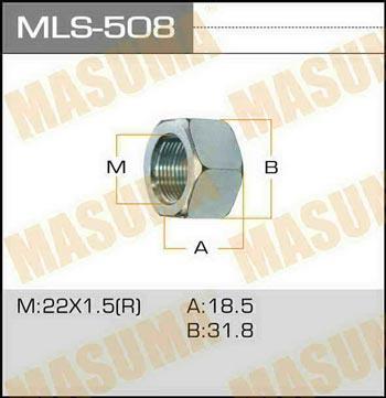 Masuma MLS-508 Гайка MLS508: Купити в Україні - Добра ціна на EXIST.UA!
