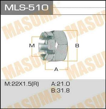 Masuma MLS-510 Гайка MLS510: Купити в Україні - Добра ціна на EXIST.UA!